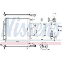 NISSENS 941184 Kondensator, Klimaanlage