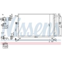 NISSENS 941187 Kondensator, Klimaanlage