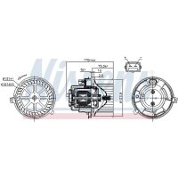 NISSENS 87446 Innenraumgebläse
