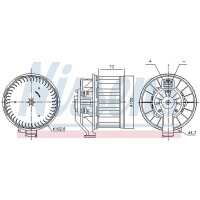 NISSENS 87803 Innenraumgebläse