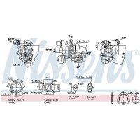 NISSENS 93282 Lader, Aufladung