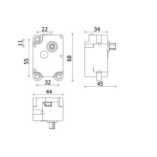 MAHLE AA 71 000P Stellelement, Mischklappe