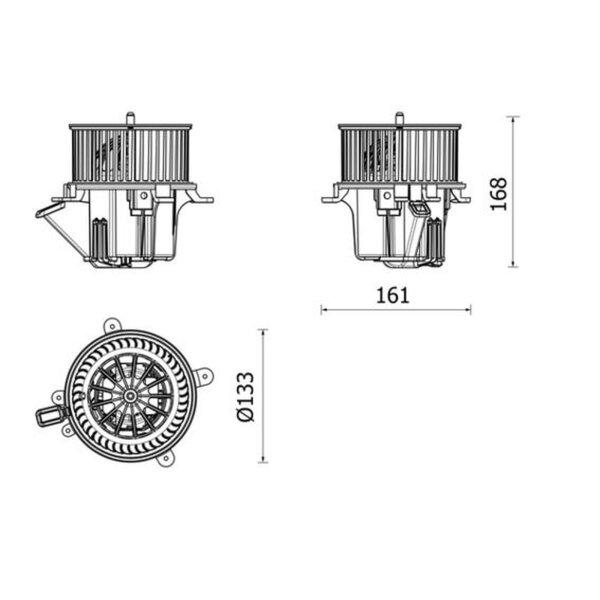 MAHLE AB 282 000P Innenraumgebläse