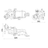 MAHLE CE 36 000P Kühler, Abgasrückführung