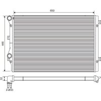 VALEO 734413 Kühler, Motorkühlung