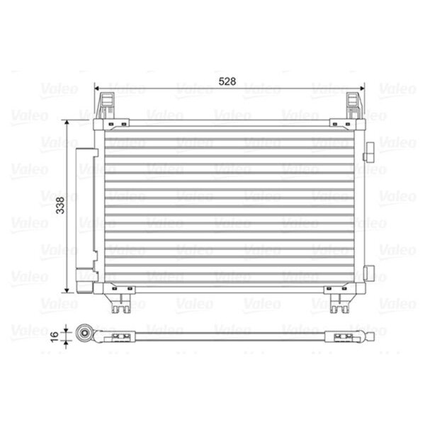 VALEO 814449 Kondensator, Klimaanlage