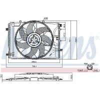 NISSENS 85740 Lüfter, Motorkühlung