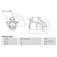 BOSCH 0 986 029 260 Starter