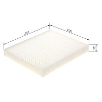 BOSCH 1 987 435 135 Filter, Innenraumluft