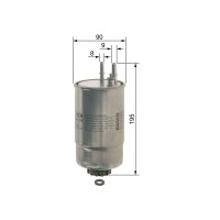 BOSCH F 026 402 206 Kraftstofffilter
