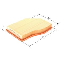 BOSCH F 026 400 600 Luftfilter