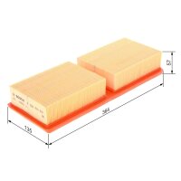 BOSCH F 026 400 631 Luftfilter