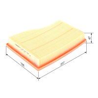 BOSCH F 026 400 593 Luftfilter