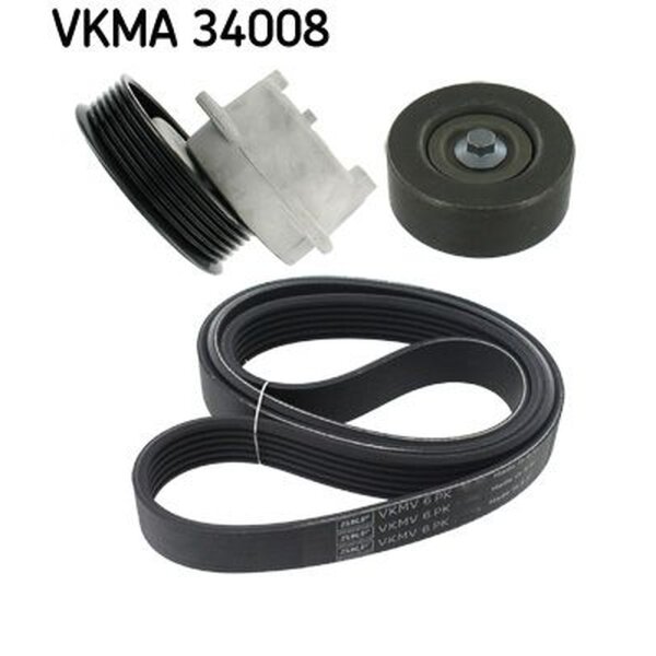 SKF VKMA 34008 Keilrippenriemensatz