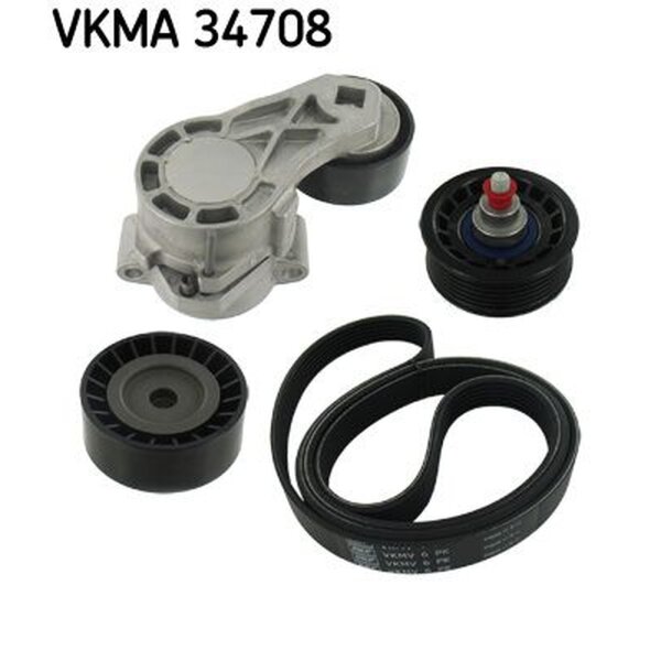 SKF VKMA 34708 Keilrippenriemensatz