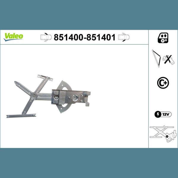 VALEO 851400 Fensterheber