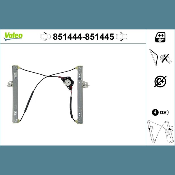 VALEO 851444 Fensterheber