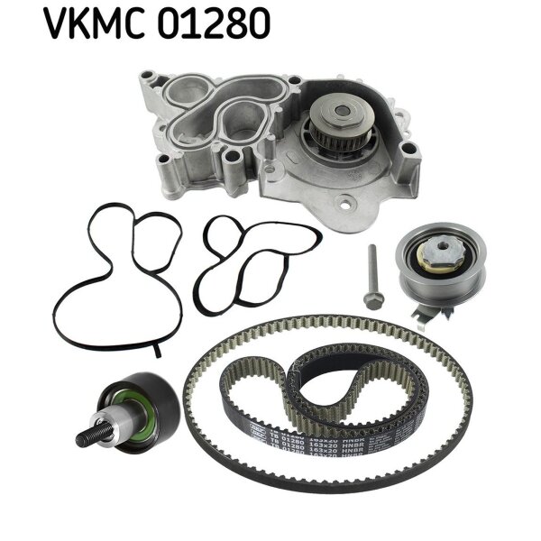 SKF VKMC 01280 Wasserpumpe + Zahnriemensatz