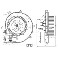 NRF 34302 Innenraumgebläse
