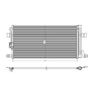 NRF 350463 Kondensator, Klimaanlage
