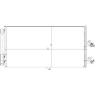 NRF 350470 Kondensator, Klimaanlage