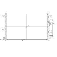 NRF 350481 Kondensator, Klimaanlage