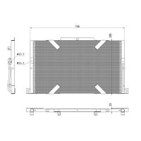 NRF 350489 Kondensator, Klimaanlage