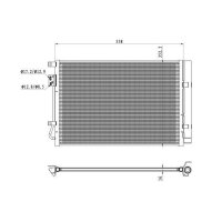 NRF 350492 Kondensator, Klimaanlage