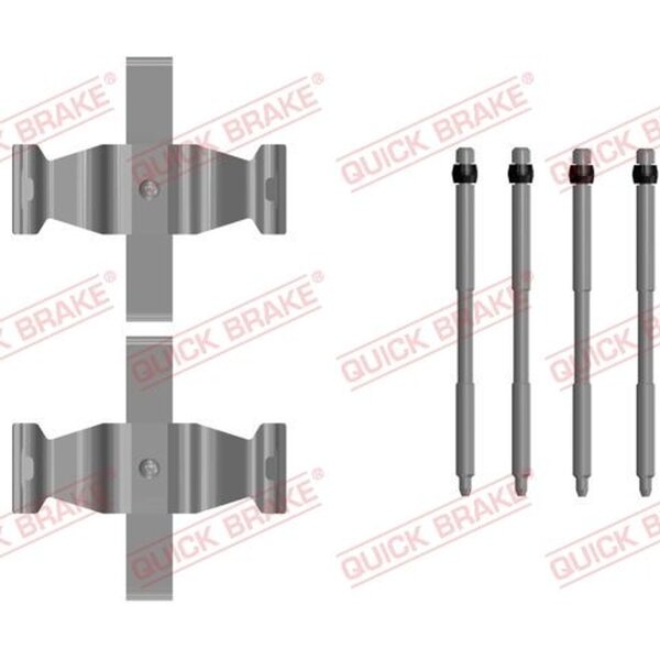 QUICK BRAKE 109-0107 Zubehörsatz, Scheibenbremsbelag