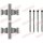 QUICK BRAKE 109-0107 Zubehörsatz, Scheibenbremsbelag