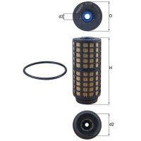 MAHLE KX 399D Kraftstofffilter