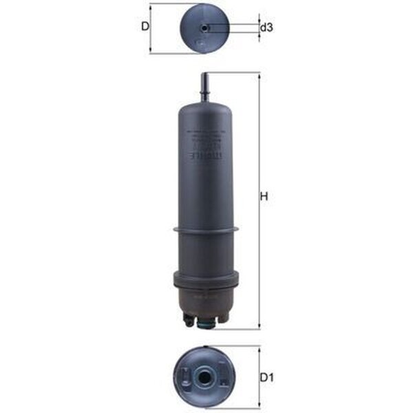 MAHLE KL 872/7 Kraftstofffilter