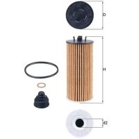 MAHLE OX 815/1D Ölfilter