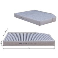 MAHLE LAK 1398 Filter, Innenraumluft