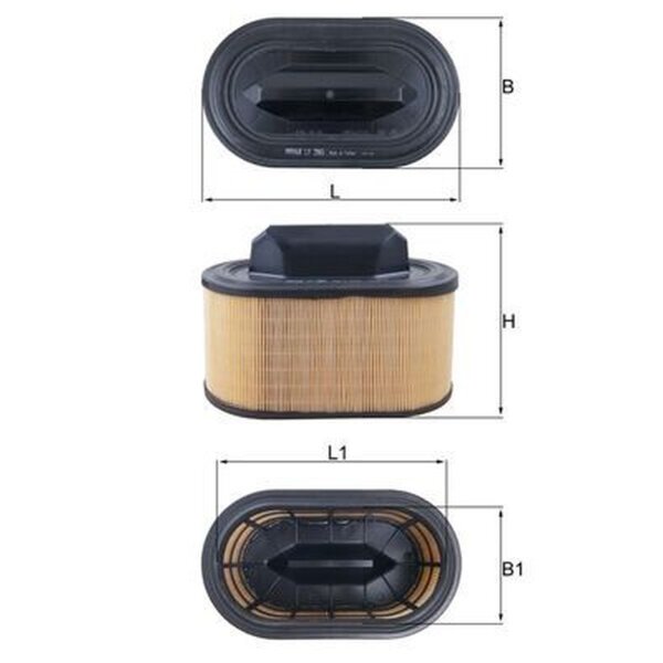 MAHLE LX 2966 Luftfilter