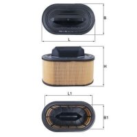 MAHLE LX 2966 Luftfilter