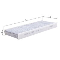 KNECHT LAK 289 Filter, Innenraumluft