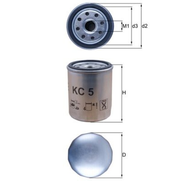 KNECHT KC 5 Kraftstofffilter