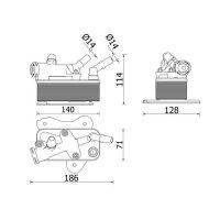 MAHLE CLC 225 000P Ölkühler, Automatikgetriebe