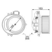 MAHLE AB 257 000S Innenraumgebläse