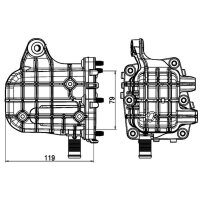 MAHLE CE 4 000P Kühler, Abgasrückführung