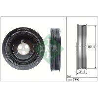 Schaeffler INA 544 0127 10 Riemenscheibe, Kurbelwelle