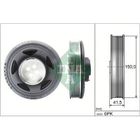 Schaeffler INA 544 0129 10 Riemenscheibe, Kurbelwelle