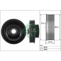 Schaeffler INA 544 0141 10 Riemenscheibe, Kurbelwelle