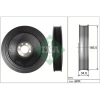 Schaeffler INA 544 0150 10 Riemenscheibe, Kurbelwelle