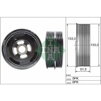 Schaeffler INA 544 0167 10 Riemenscheibe, Kurbelwelle