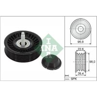 Schaeffler INA 532 0891 10 Umlenk-/Führungsrolle,...