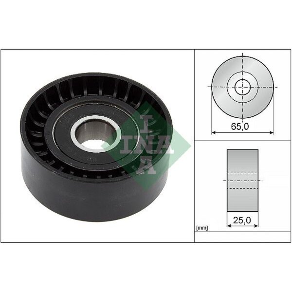 Schaeffler INA 532 0892 10 Umlenk-/Führungsrolle, Keilrippenriemen