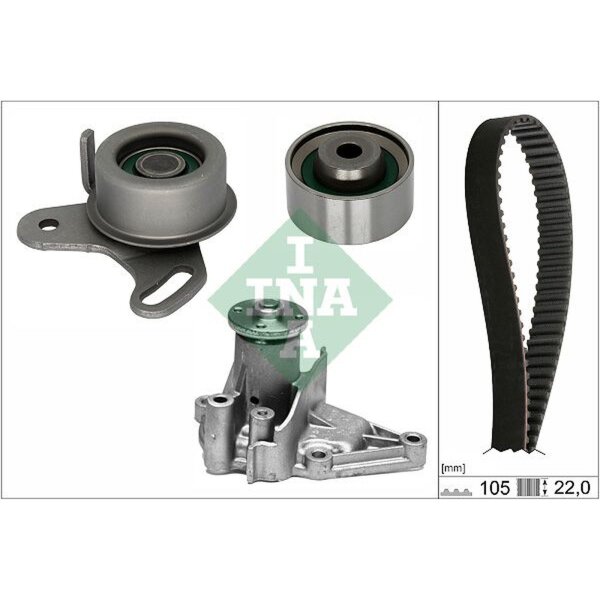 Schaeffler INA 530 0427 31 Wasserpumpe + Zahnriemensatz