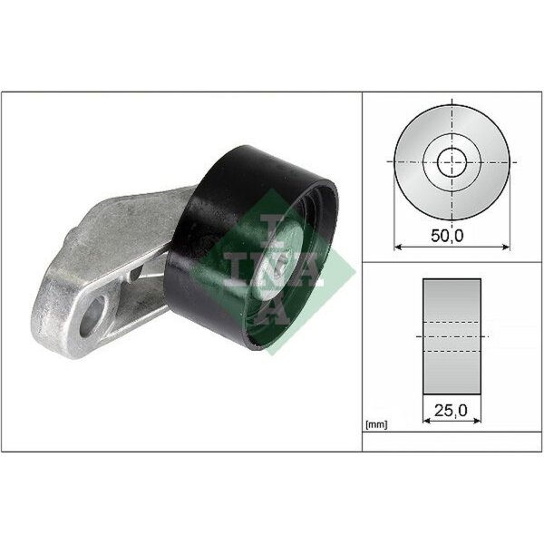 Schaeffler INA 532 0861 10 Umlenk-/Führungsrolle, Zahnriemen